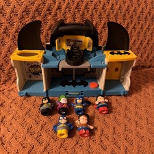 Fisher Price Little People 2019 Batcave +6-Buy It Now Includes Carriage + 3 LP