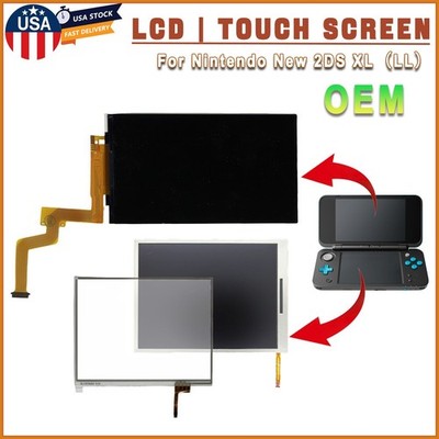 OEM To Nintendo NEW 2DS XL (LL ) Top / Bottom LCD Display Digitizer Touch Screen