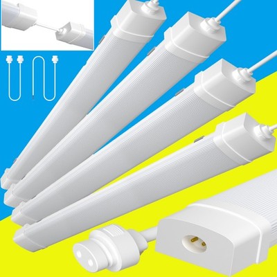 LED Feuchtraumleuchte Röhren Deckenleuchte Werkstatt Garage Lampe 90/120/150cm
