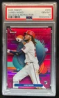 2025 Finest James Wood Uncommon RC Magenta Refractor #/300 Nationals PSA 10