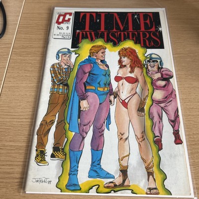 TIME TWISTERS 9 QUALITY COMICS 1988 FULL COLOUR USA 2000AD BAGGED AND BOARDED