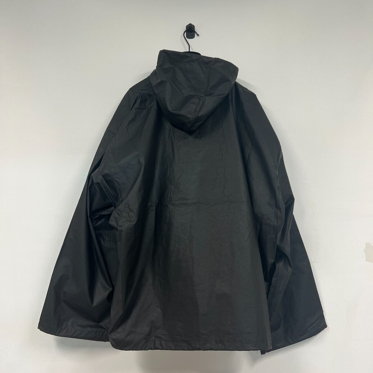 Yeezy Gap Engineered By Balenciaga Coated Cotton Anorak Black 472890-00