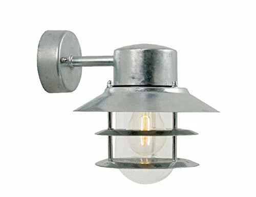 Nordlux Blokhus Down Galvanized Steel Outdoor Wall Light eBay