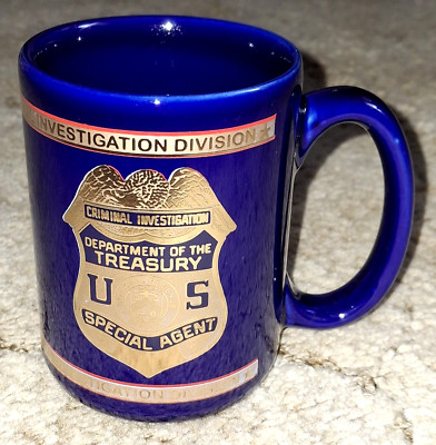 Criminal Investigation Division Department of the Treasury Special Agent Mug