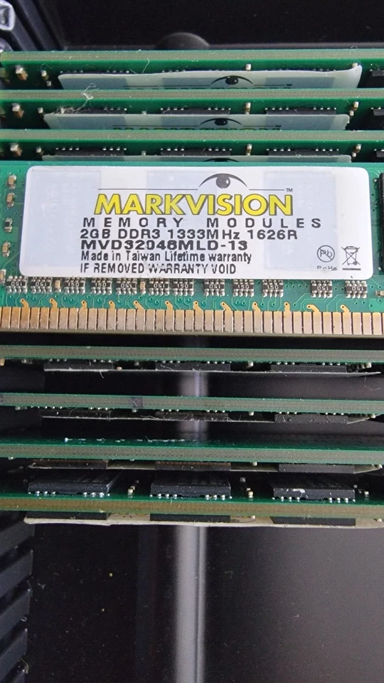 ( 12 ea ) MARKVISION MEMORY 2GB DDR3 - 1333MHz - MVD32048MLD-13 - Image 3 of 4