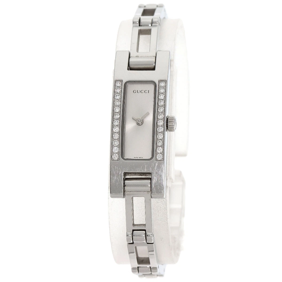 Montres femme GUCCI DiamondBezel 3900L acier inoxydable/acier inoxydable