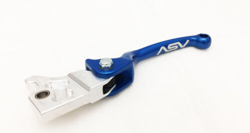 ASV F3 Front Brake Clutch Perch Levers Pair Pack Set Blue Yamaha Banshee 350 - Picture 4 of 5