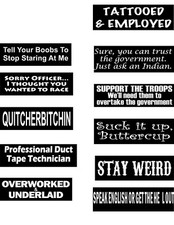 Motorcycle Helmet Stickers Decals Vinyl Weatherproof Funnytool Box 10 Pack 2