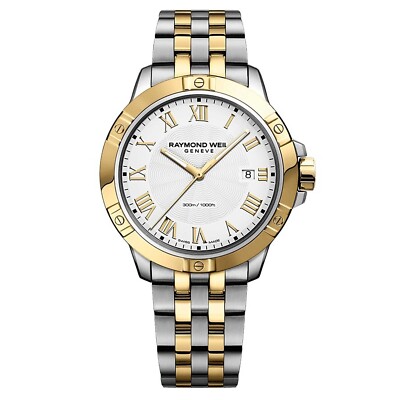 Raymond Weil 41mm Men's TANGO 8160-STP-00308 Wristwatch TWO TONE