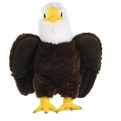 Wild Republic Cuddlekins Plush Bald Eagle Bird, Stuffed Animal 12''