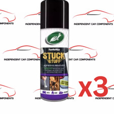 F  3x STUCK STUFF Adhesive Remover Removes Tapes Glue 200mL Turtle Wax 54137
