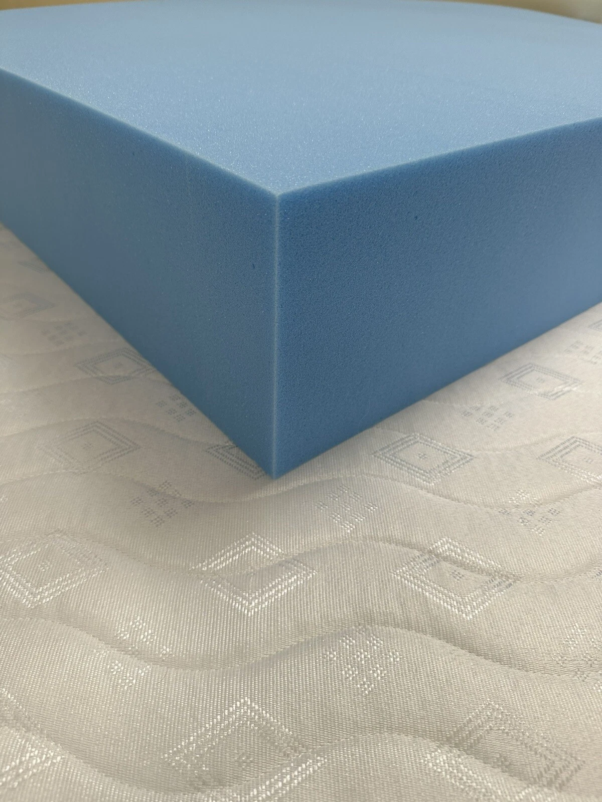 Extra Firm Orthopaedic Blue Foam Mattress With Cover (6'' /15CM)