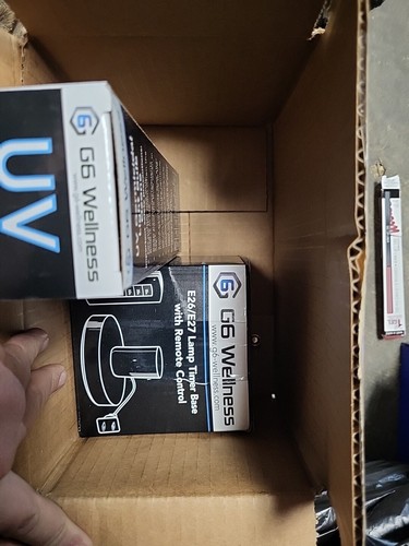 G6 Wellness E26/E27 Lamp timer base with remote control & Germicidal Ozone Bulb - Picture 2 of 5