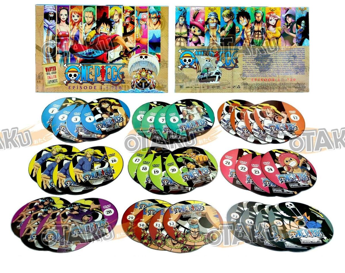 ONE PIECE (1-720) - ANIME TV SERIES DVD BOX SET (1-720 EPS) (ENGLISH DUBBED)