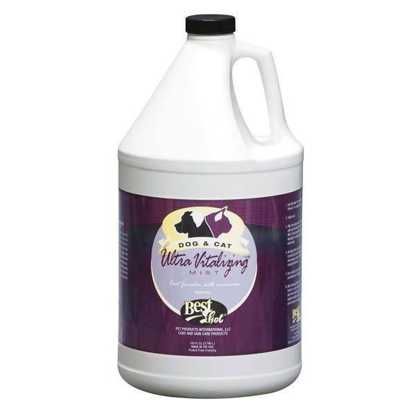 Leave In Pet Conditioner Ultra Vitalizing Dog Mist Spray pH Balance Gallon Size