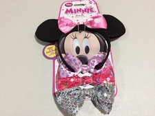 NWT Disney store Minnie Mouse Ears Headband Girls Costume