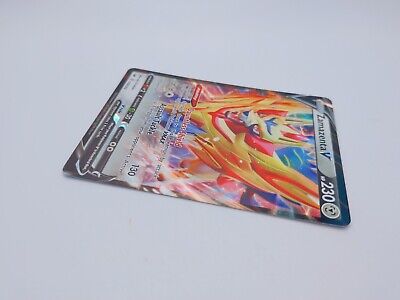 Zamazenta V ULTRA RARE 139/202 Sword and Shield Base Set Pokemon TCG NM  HOLO