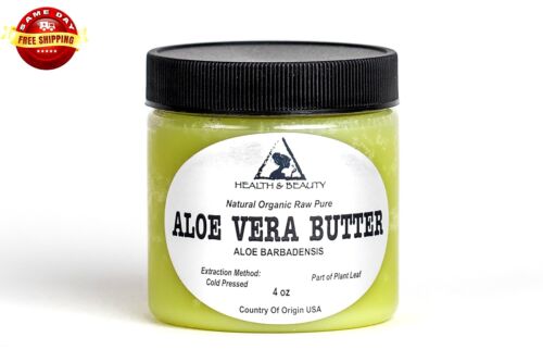 ALOE VERA BUTTER ORGANIC by H&B Oils Center COLD PRESSED RAW PURE 4 OZ - Picture 6 of 12