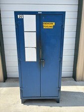 STRONGHOLD HEAVY DUTY 2 DOOR 4 SHELF STORAGE CABINET 36"x20"x78" Unit 20 