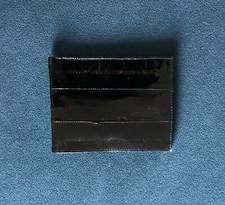 Vintage Eel Skin Wallet - Bifold Wallet - Available in Black