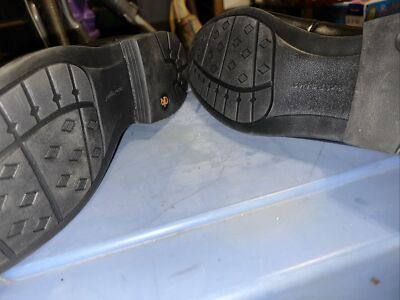 Hush Puppies H101143 Mens Black Leather Loafers shoes US  display picture 2