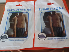 SLENDERTONE ADHESIVE PADS LOT OF 2/ 3 PER PACKAGE SUITABLE FOR SLENDERTONE BELTS