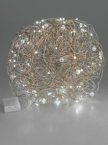 Formano LED Hänger Kugel Lines D 12 cm mit Timer Glas Klar Dekoelemente 473bo 