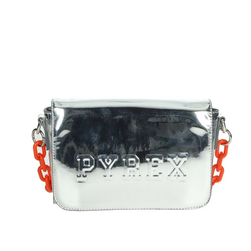 Borsa a tracolla Donna Pyrex Pelle sintetico Argento PY020370S | eBay