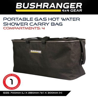 Bushranger Portable Gas Hot Water Shower Carry Bag Shower Camper Offroad 4x4  4WD | eBay