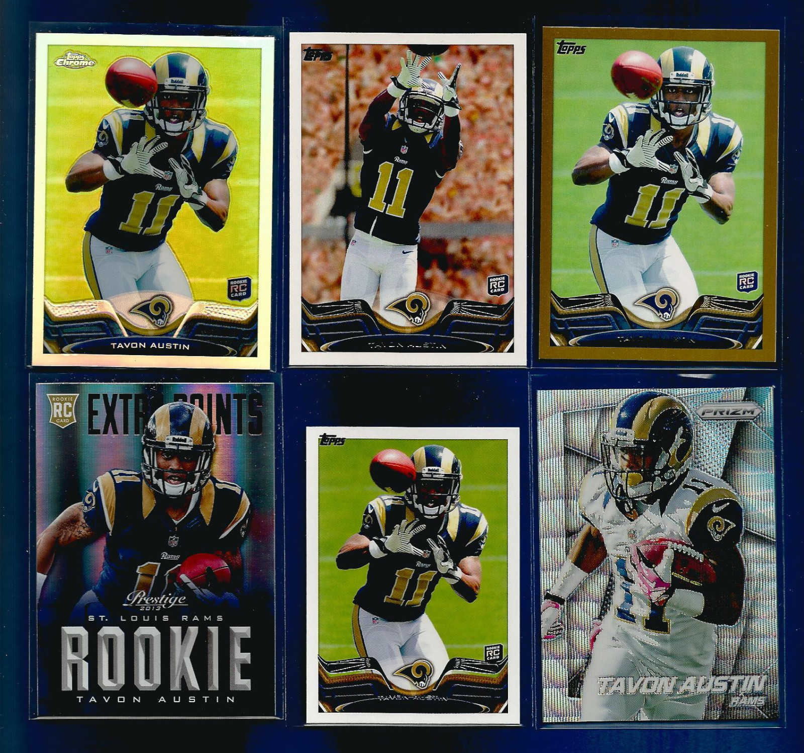 12) RAMS TAVON AUSTIN ROOKIE CARD LOT-REGULAR-PARALLELS-SERIAL NUMBERED |  eBay