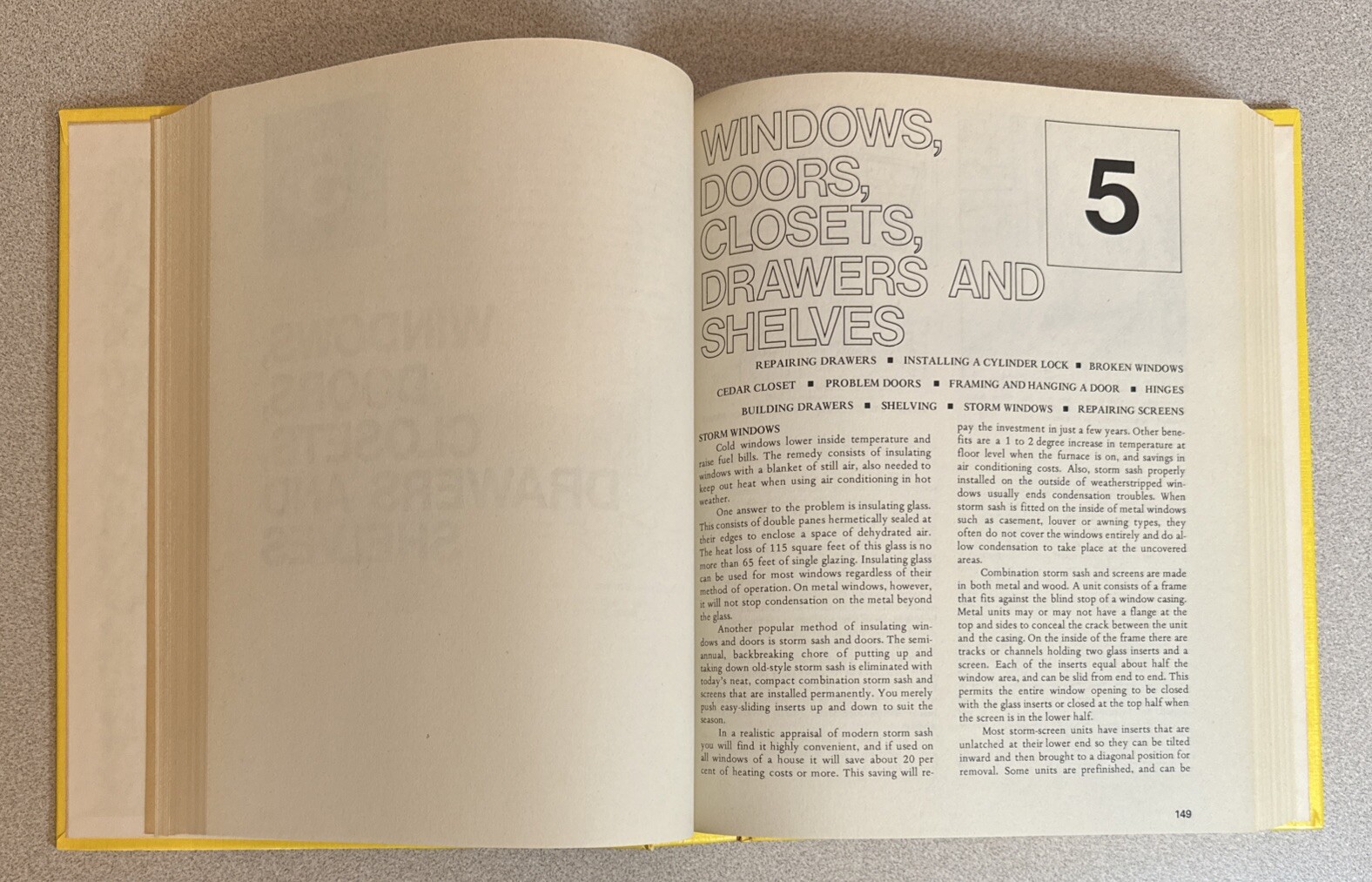 Vintage 1980 New Revised Handyman Complete Guide to Home Maintenance Book