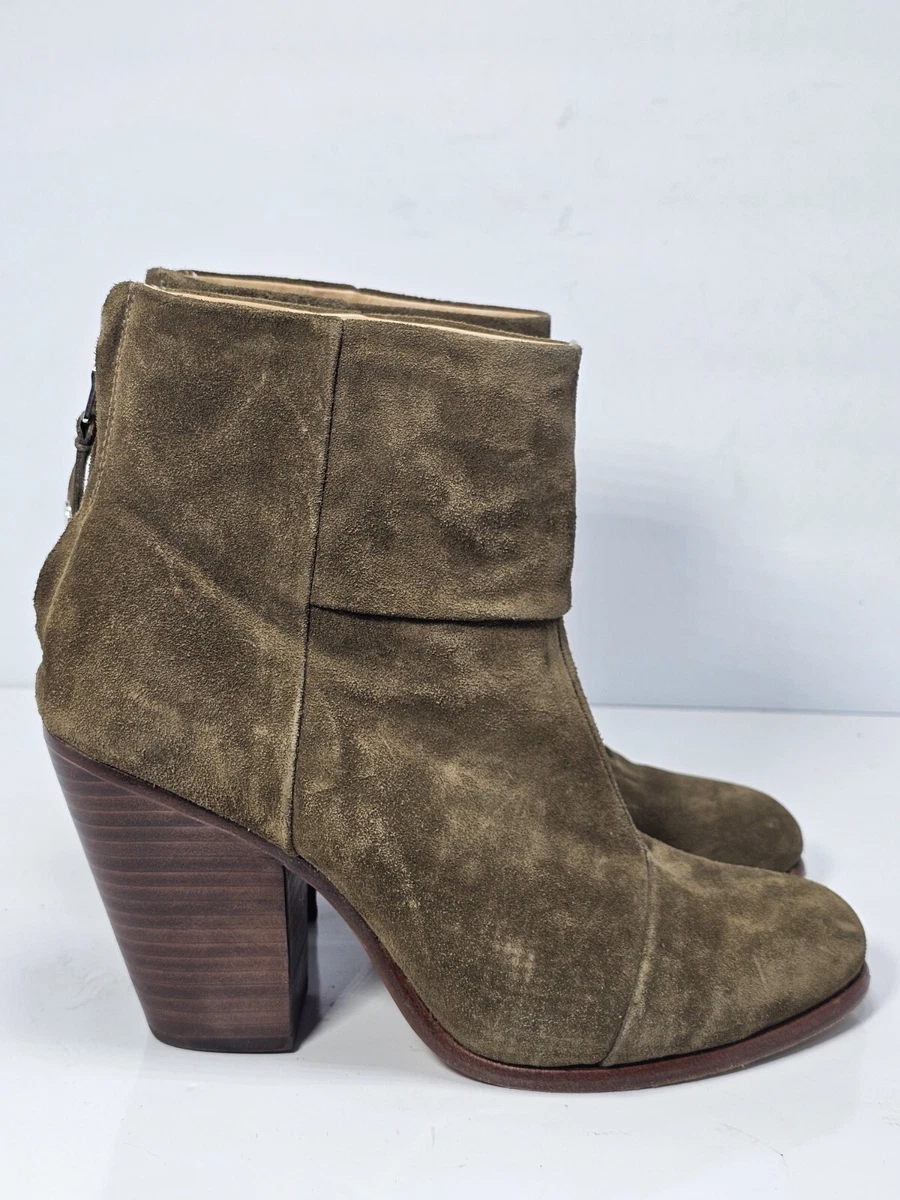Rag & Bone Green Suede Rugged Ankle Boots rag & bone Green Boots for Women for sale | eBay main image 2