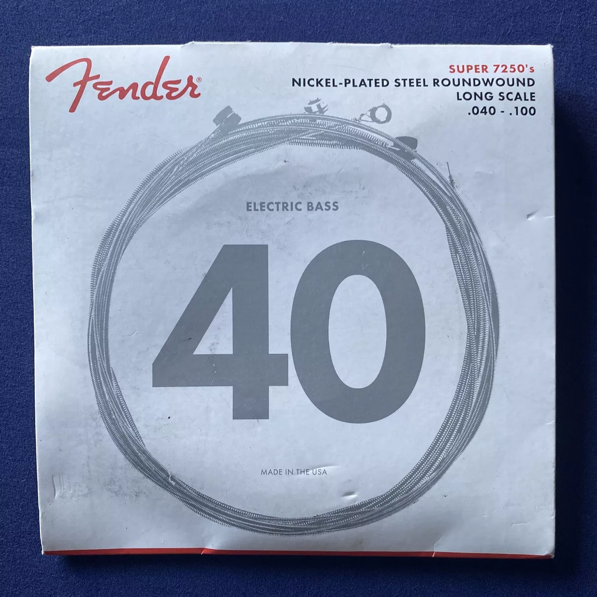 Fender super 7250 bass strings deals