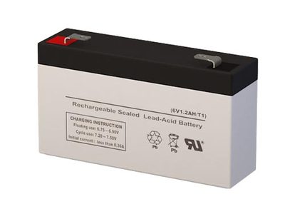 SigmasTek Batt Compatible With Power Sonic PS-612 6V 1.2AH Battery Replacement