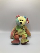 Ty Beanie Babies Peace The Bear Date Of Birth: February 1, 1996