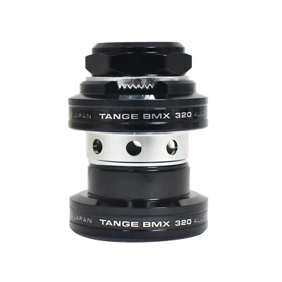 TANGE SEIKI Tange MX320 Headsets Old School BMX 1" Threaded 32.7mm Cup , Black
