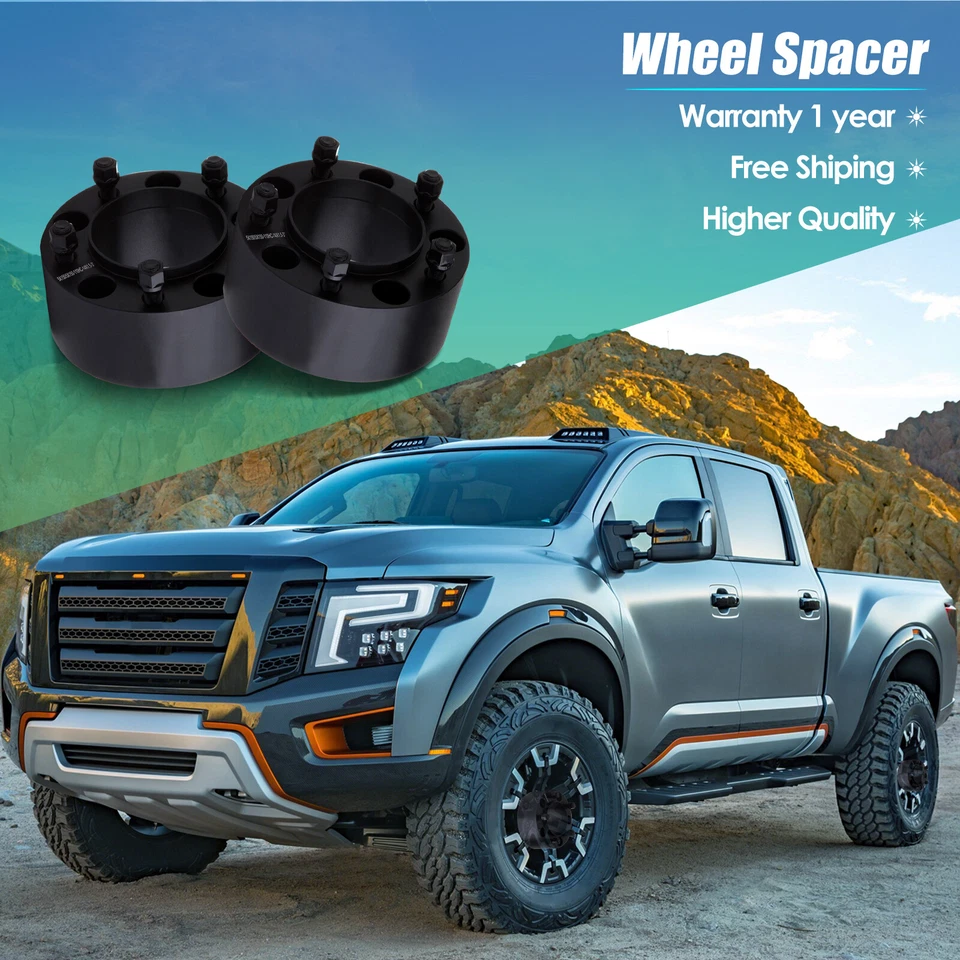 4 piezas espaciadores de rueda centrados en el cubo 5 orejetas 5x150 para Lexus LX470 Toyota Tundra Sequoia Foto 2 de 4