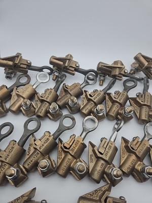Mixed Lot of 20 MacLean Power Systems MPS Hot Line Tap Clamps, 8-2/0, C1520 & BT