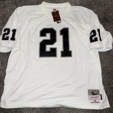 Mitchell & Ness Raiders Branch White 1980 NFL Legacy Jersey Mens Sz 3XL