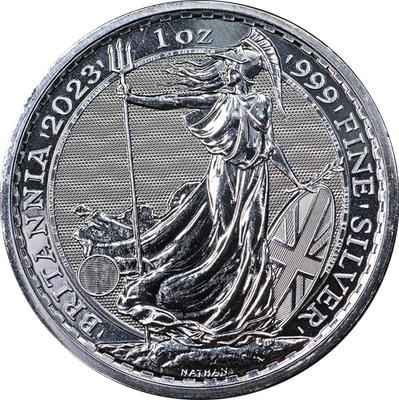 #ad Great Britain 1 Ounce Silver Britannia BU STOCK Random Year $69.98