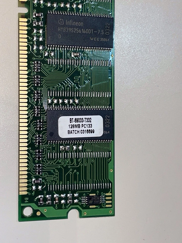 128MB BUFFALO RAM MEMORY, 133MHz CL3 non-ECC DDR / PC13316x16 Works - Image 4 of 4