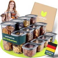Uandu Vorratsdosen Mit Deckel Luftdicht – 12Er VorratsbehäLter Set BPA Frei, Au