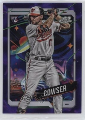 2024 Cosmic Chrome Purple Nebula Refractor /150 Colton Cowser #17 Rookie RC 0j5i