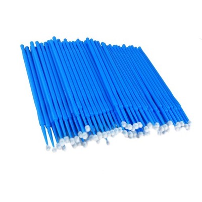 100 PCS Touch Up Paint Brushes for Automotive Chip Repair Small to Medium, Blue 
