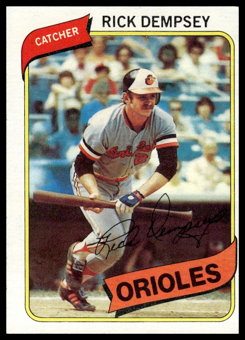1980 Topps #91 Rick Dempsey Baltimore Orioles