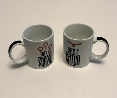 Offizielle Harry Potter Quidditch ''Seine & Ihre'' Tassen - Paar Set