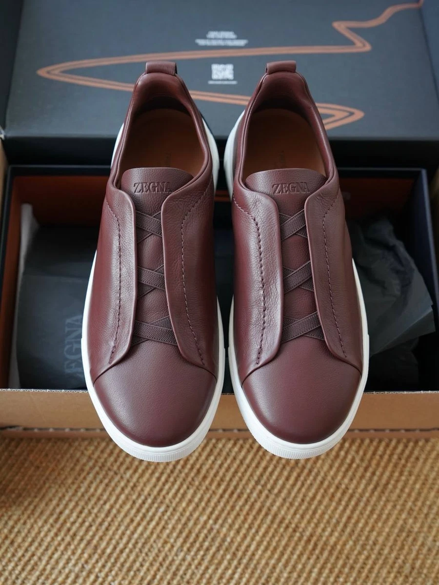 Ermenegildo Zegna スエード グローブ XL ブラウン Ermenegildo Zegna Brown Solid Casual Shoes for Men for sale | eBay