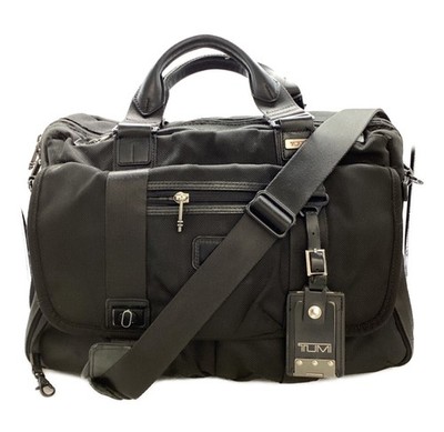 TUMI ALPHA BRAVO Pinckney 2-Wege Aktentasche Schwarz Nylon Herren...