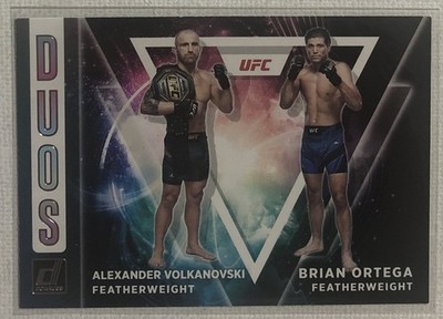 2022 Donruss UFC A. Volkanovski vs B. Ortega Duos Insert Card #6 *Mint* MMA