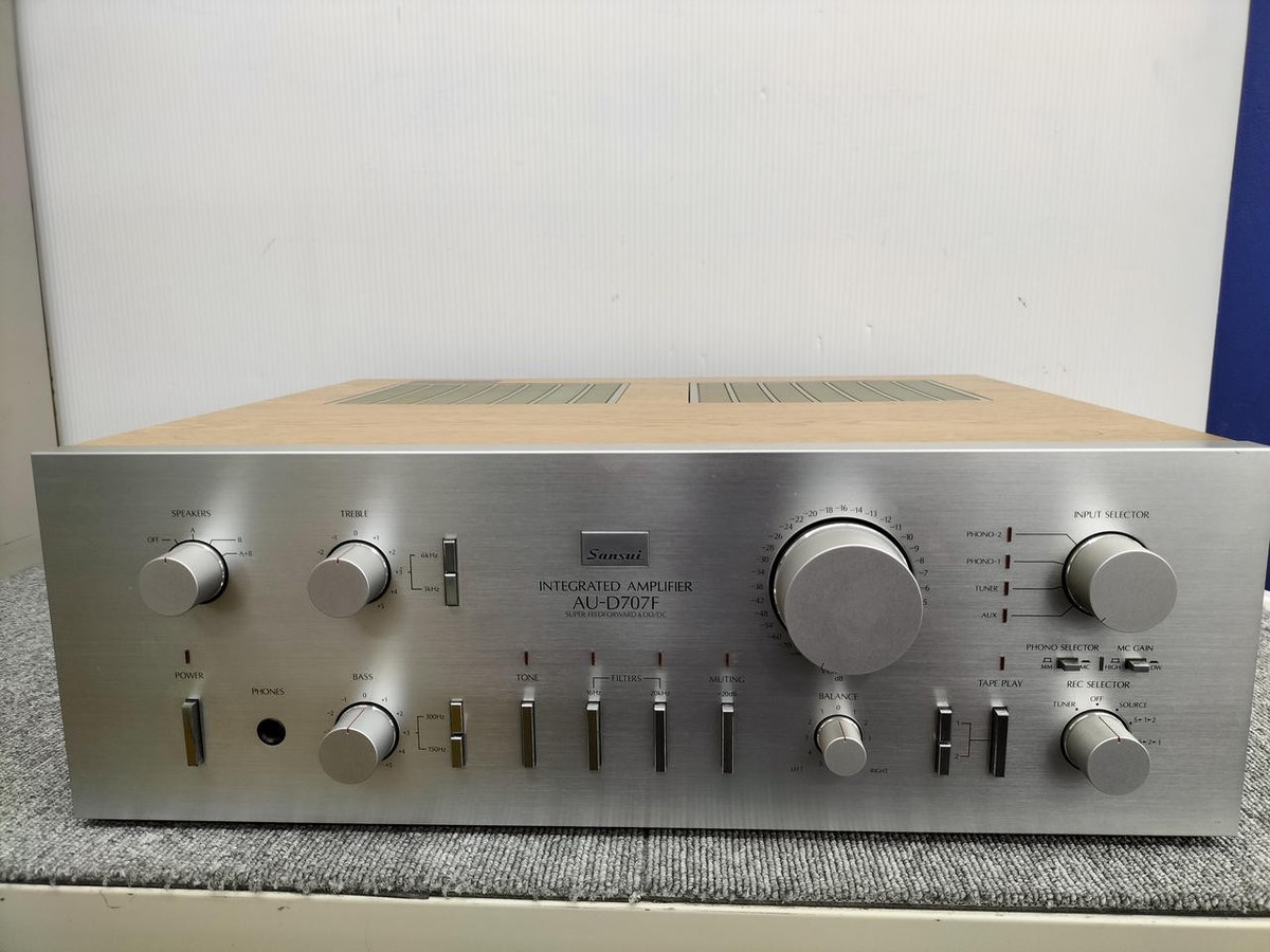 Sansui AU-D707F Integrated Amplifier 95Wx2 Vintage HiFi 1980 Japan